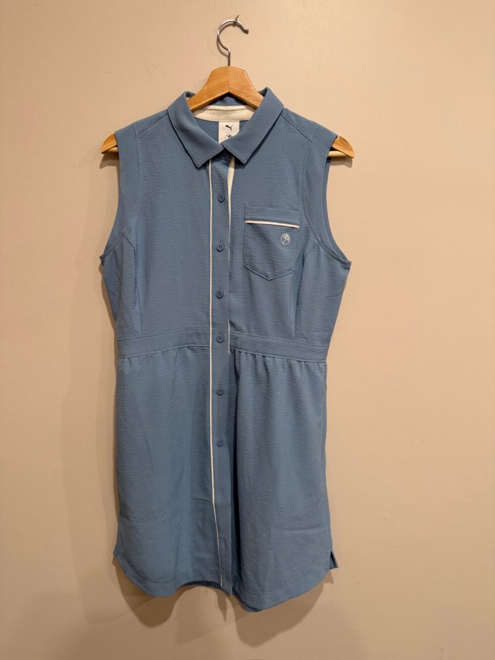 PUMA x AP Seersucker Golf Dress Womens M - Picture 4 of 13